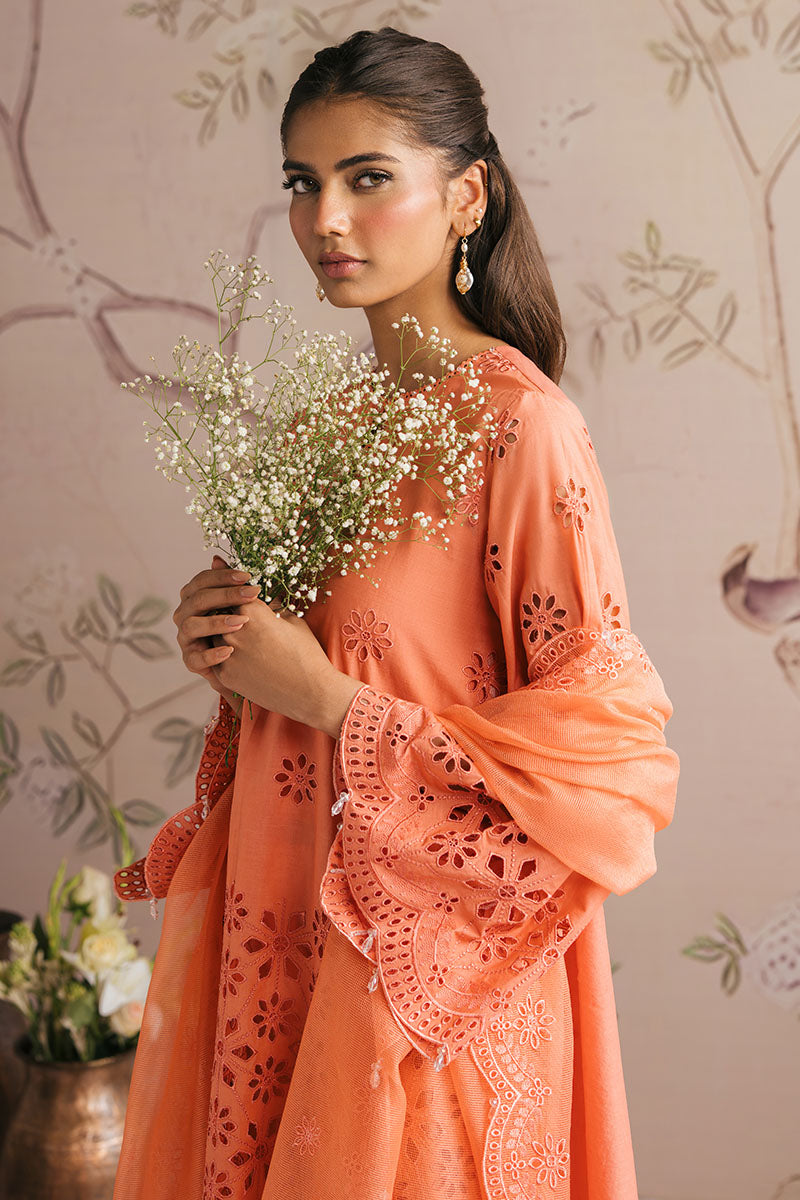 Cross Stitch - PORCELAIN MELODY - CHIKANKARI - 3 Piece - Unstitched