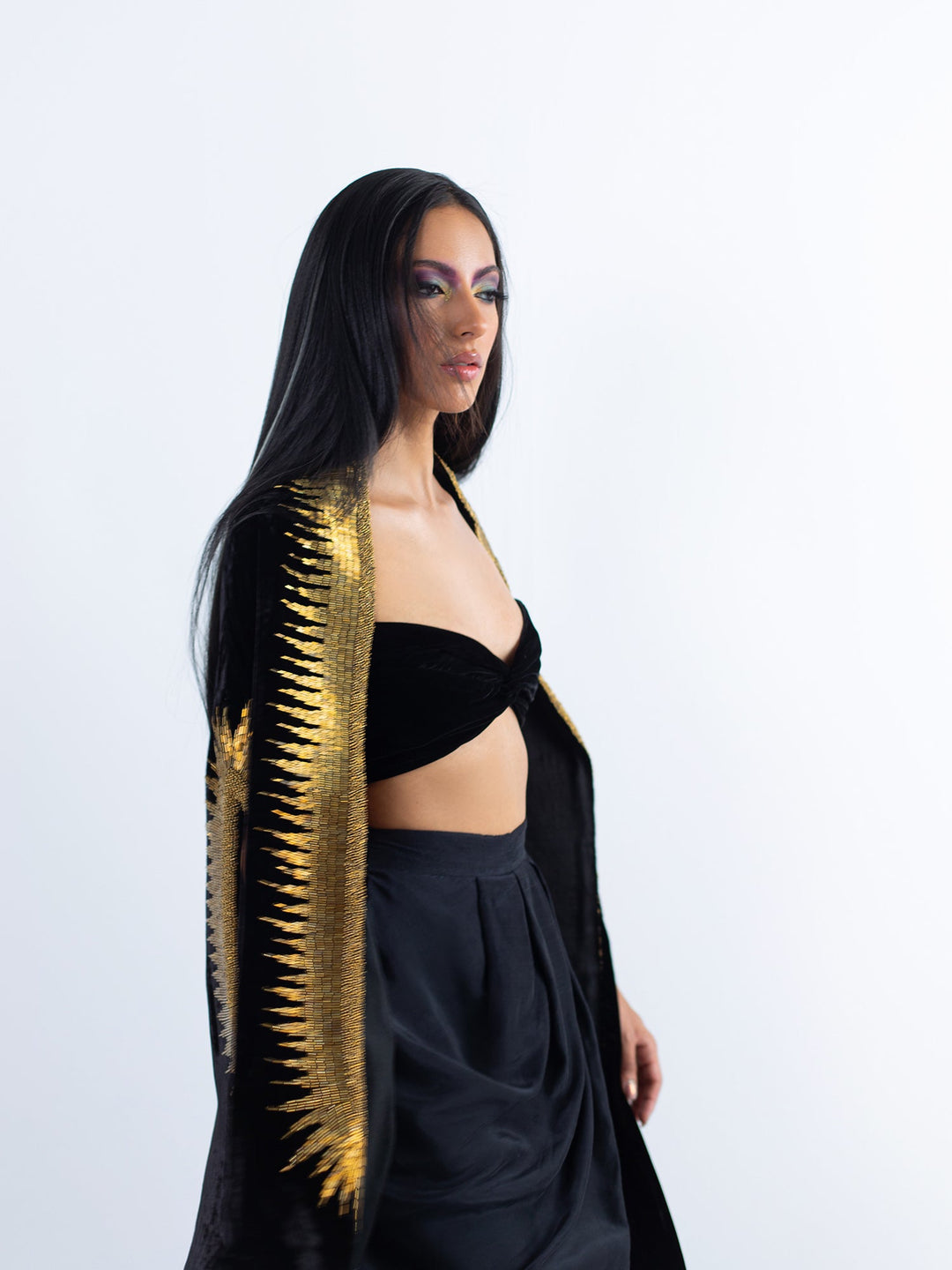 Sanam Chaudhri CLEOPATRA Jacket Black 1 Piece
