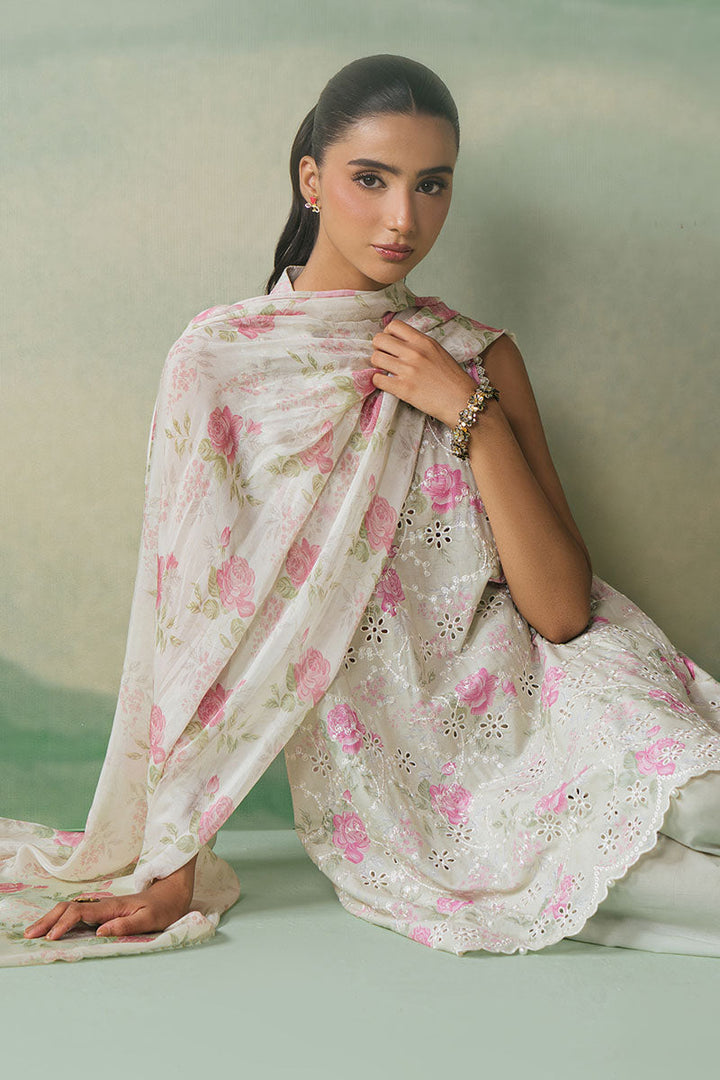 Cross Stitch - FLORET GRACE - Lawn - 3 Piece - Unstitched