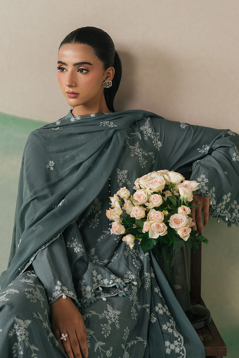 Cross Stitch - FOREST SERENITY - Lawn - 3 Piece - Unstitched