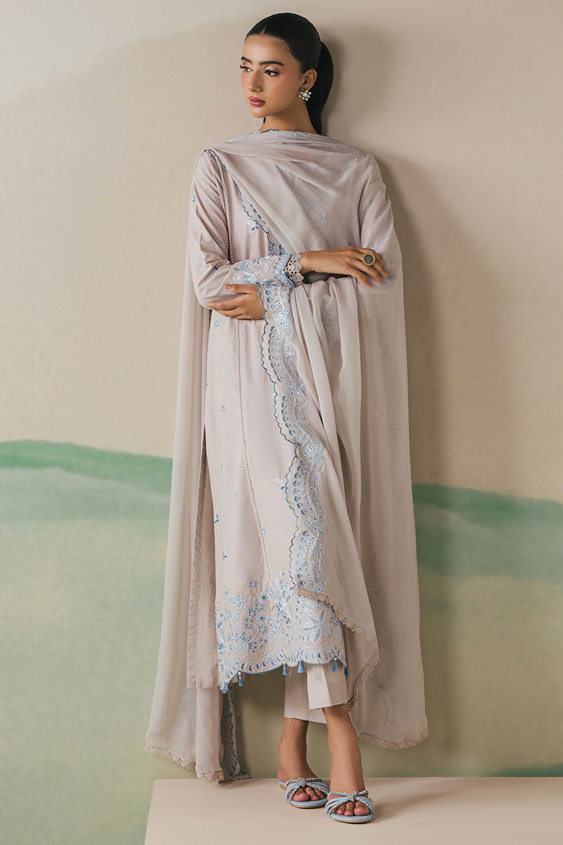 Cross Stitch - DUSTY FROST - Lawn - 3 Piece - Unstitched