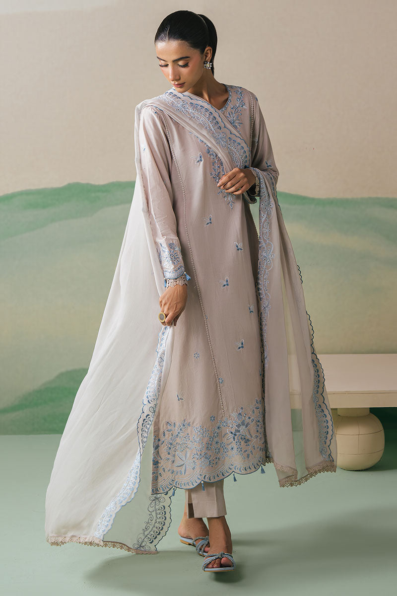 Cross Stitch - DUSTY FROST - Lawn - 3 Piece - Unstitched