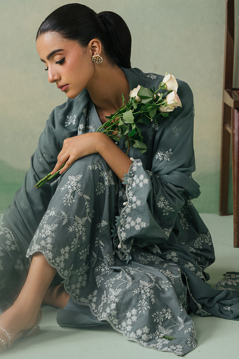 Cross Stitch - FOREST SERENITY - Lawn - 3 Piece - Unstitched