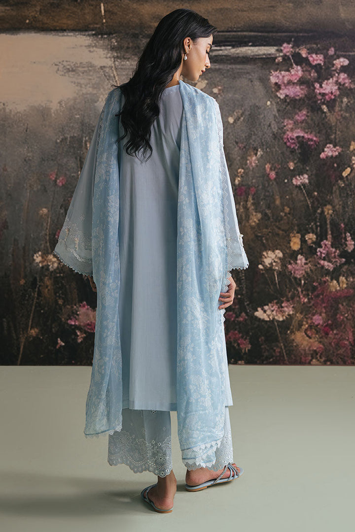 Cross Stitch - WHISPY BLUE - Lawn - 3 Piece - Unstitched