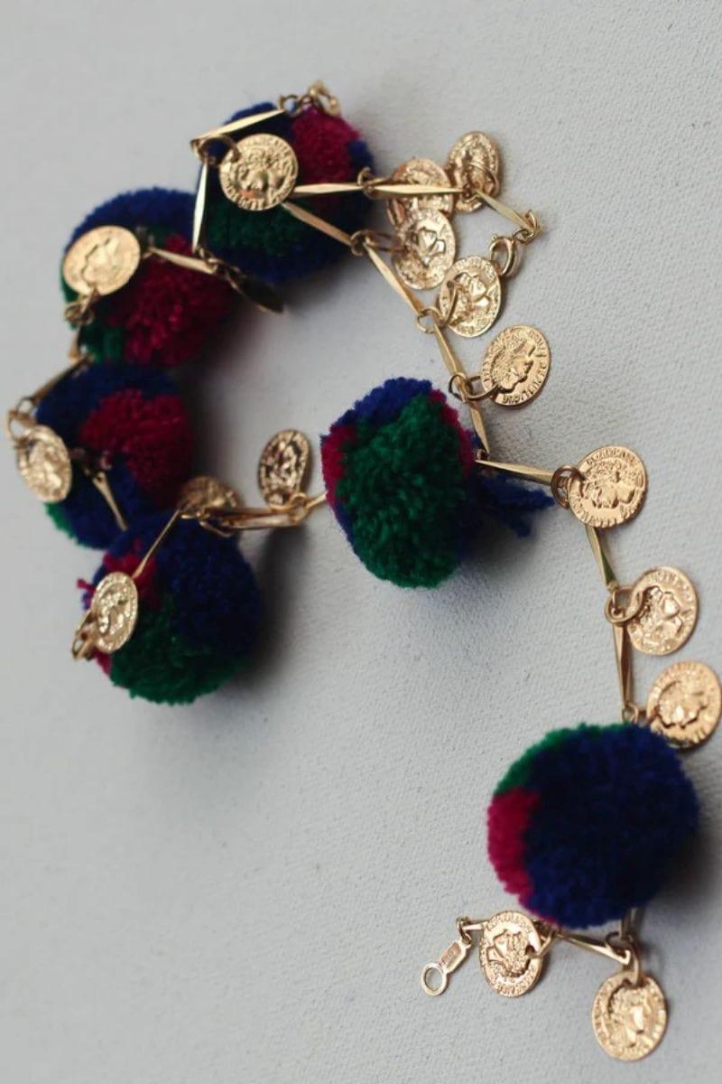 Chapter 13 - Multi Pom Pom Anklet