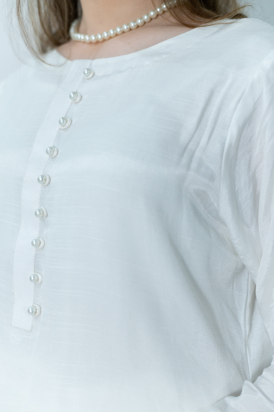 Alifyay - White - Cotton Silk - 3 Piece