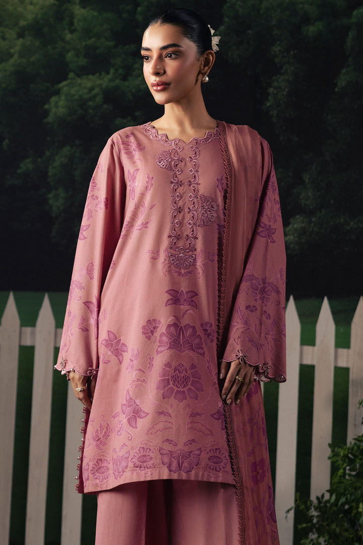 Cross Stitch BLUSH ESSENCE Unstitched Pink 3 Piece