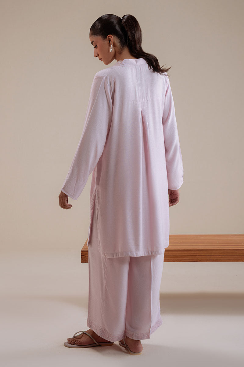 Cross Stitch - Blossom Karandi Suit For Women - Pink - 2 Piece