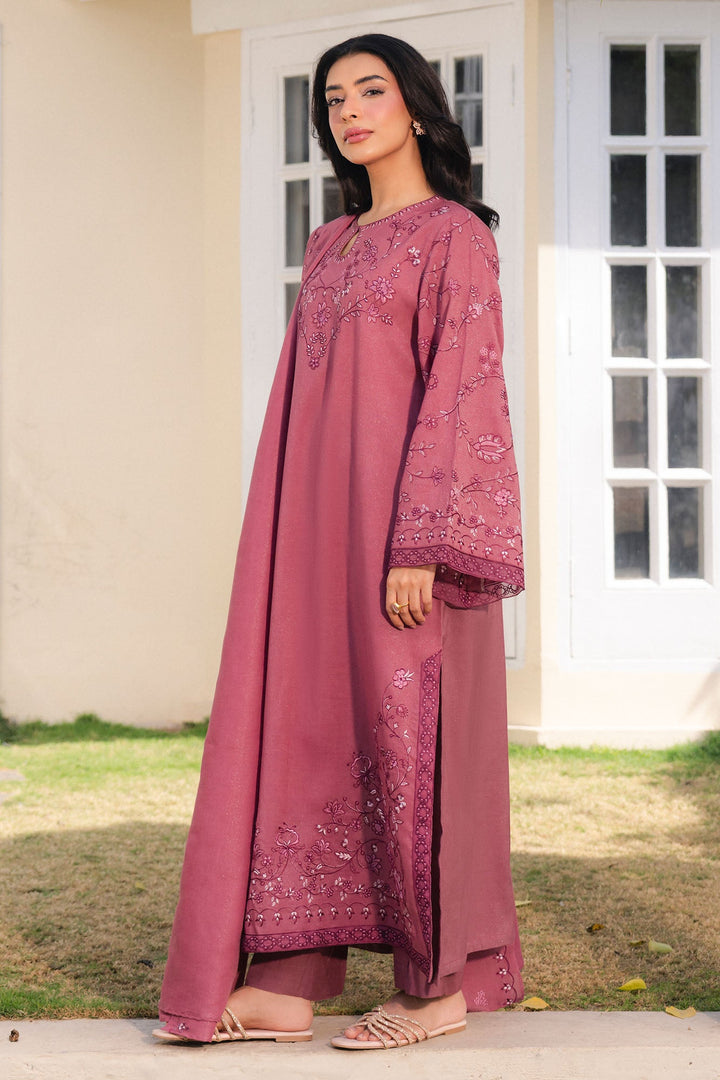 Cross Stitch - Blush Mist Net Suit For Women - Pink - 2 Piece