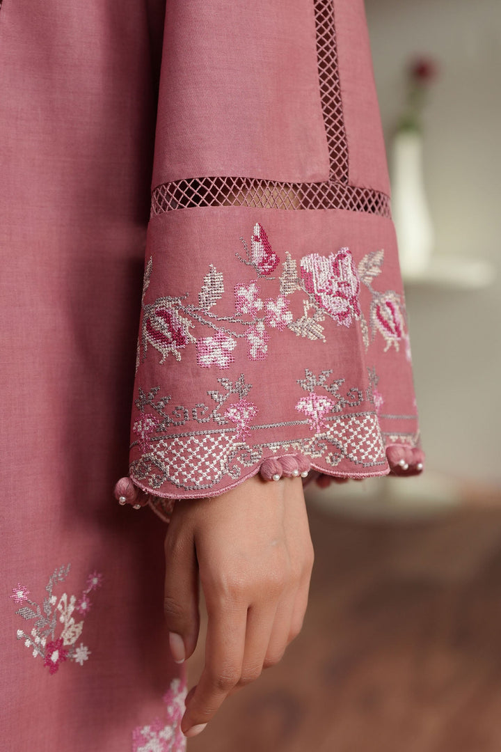 Cross Stitch - Blush Tapestry Embroidered Lawn Unstitch Suit For Women - 3 Piece