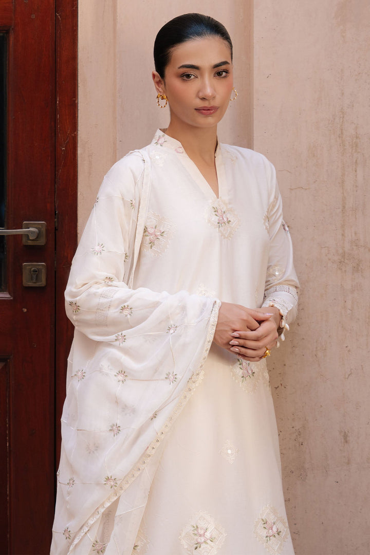 Cross Stitch - Cloud Garden Lawn Suit For Women - 3 Piece