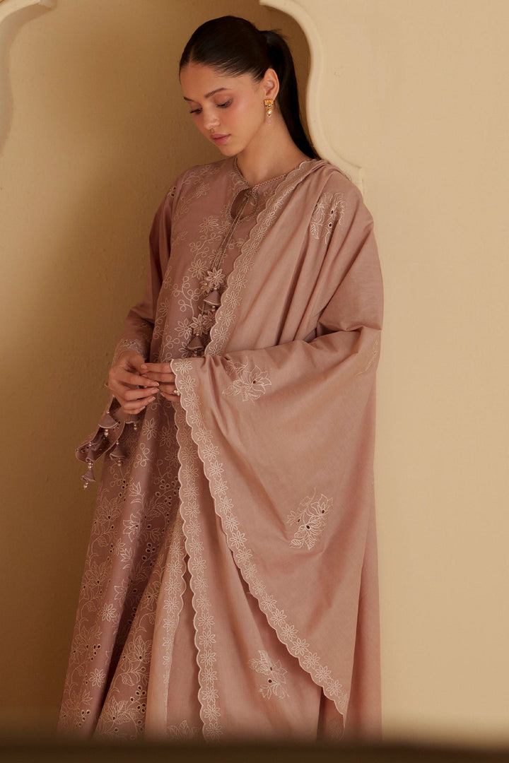 Cross Stitch - Copper Sand Chikankari Lawn Suit For Women - 3 Piece