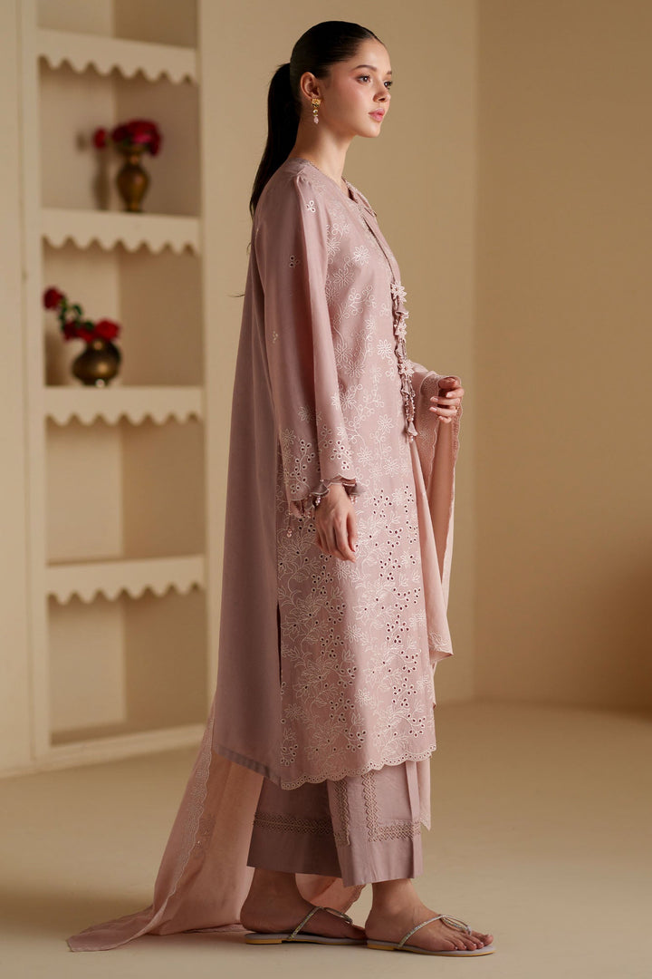 Cross Stitch - Copper Sand Chikankari Lawn Suit For Women - 3 Piece