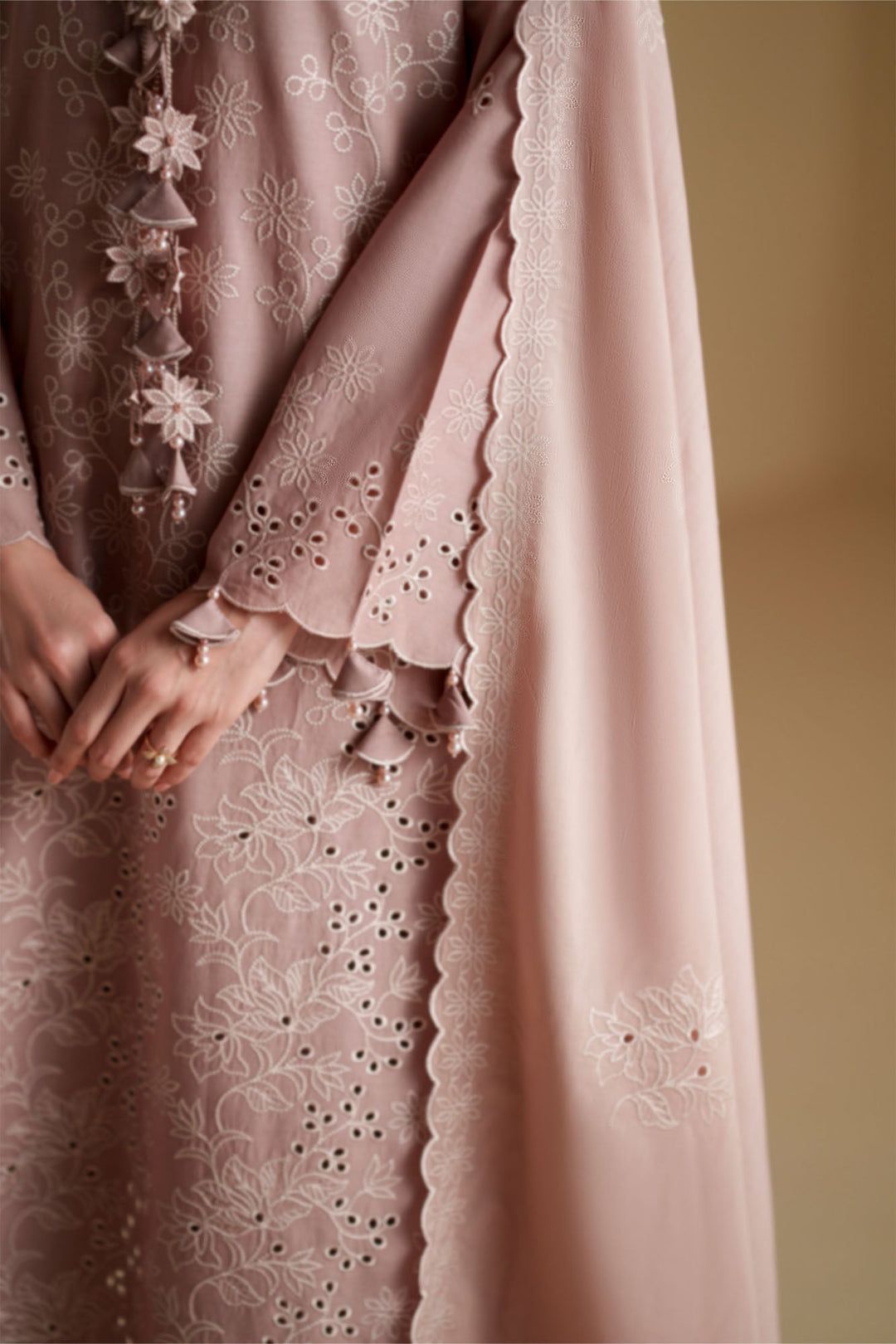 Cross Stitch - Copper Sand Chikankari Lawn Suit For Women - 3 Piece