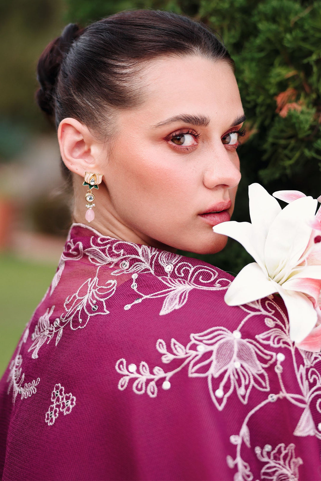 Cross Stitch - Crimson Royale Lawn Unstitch Suit For Women - 3 Piece