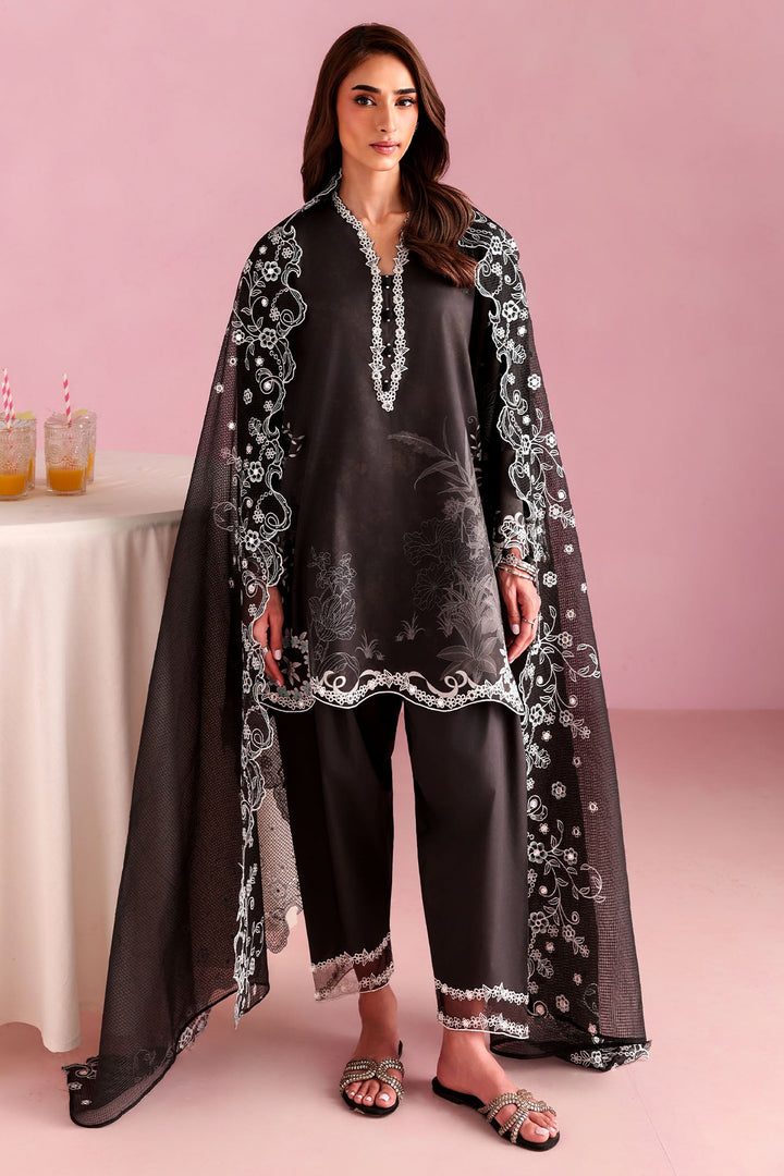 Cross Stitch - Deep Forest Printed Lawn Unstitch Suit For Women - 3 Piece