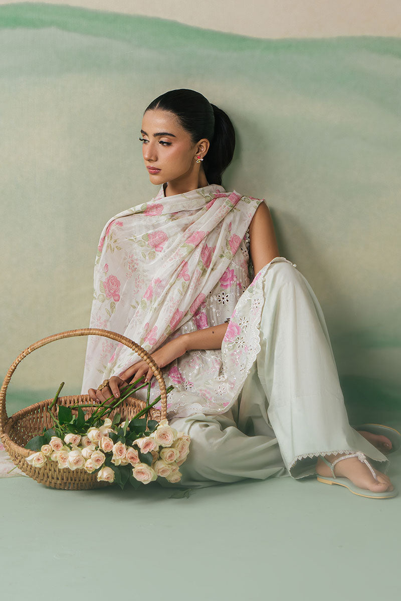 Cross Stitch - FLORET GRACE - Lawn - 3 Piece - Unstitched
