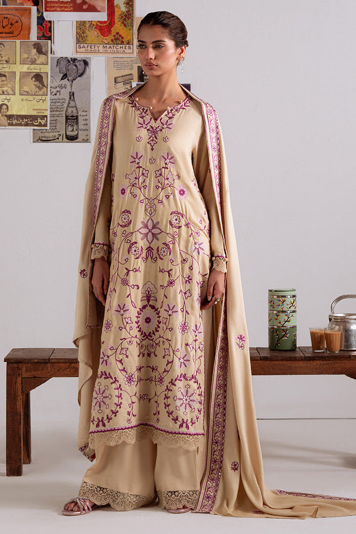 Cross Stitch - Fawn Radiance - Linen Embroidered Suit - 3 Piece - Unstitch