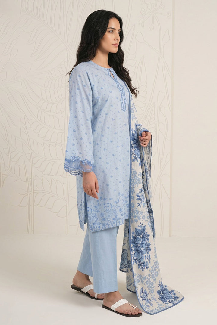 Cross Stitch - Floral Dream Lawn Suit For Women - 3 Piece