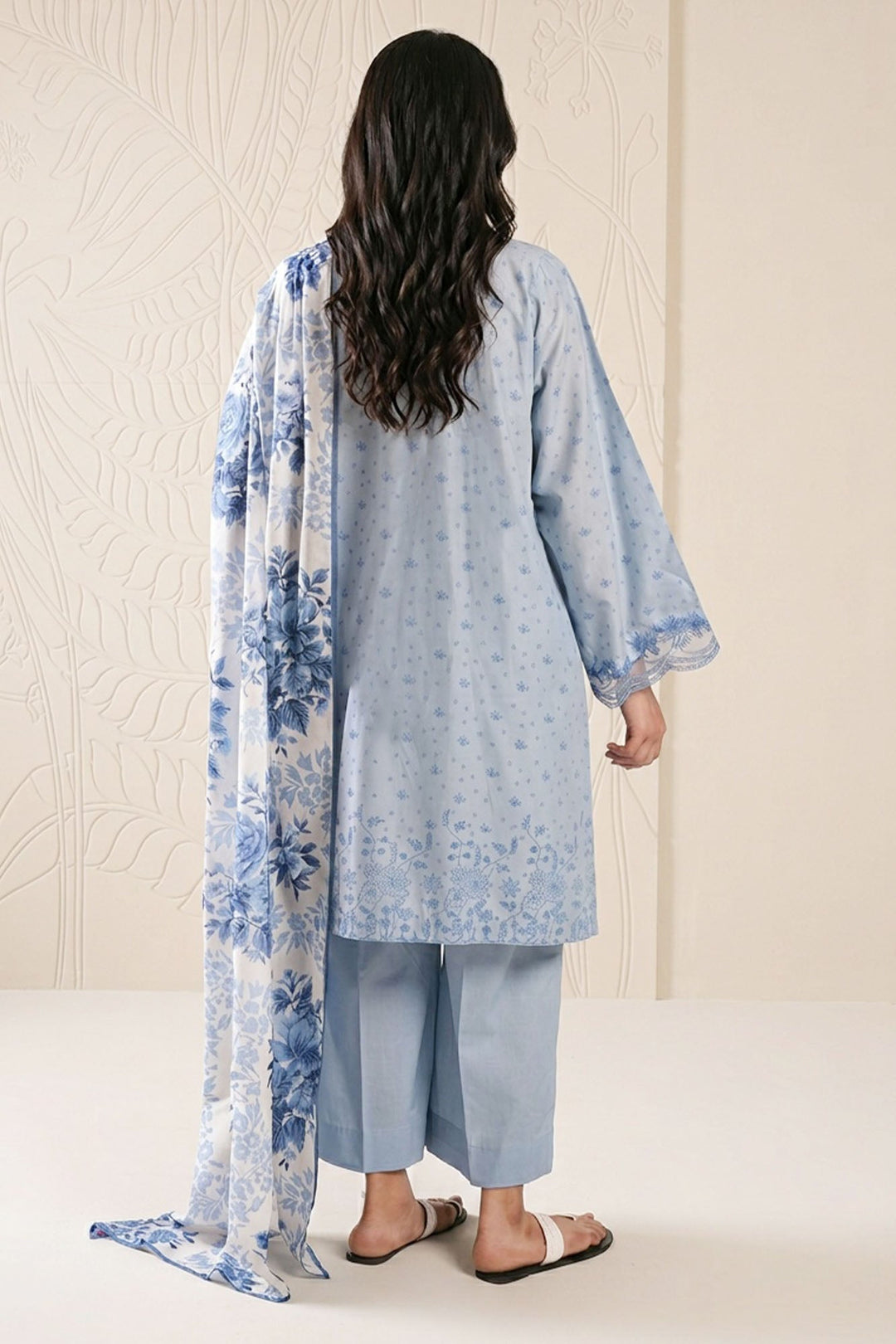 Cross Stitch - Floral Dream Lawn Suit For Women - 3 Piece