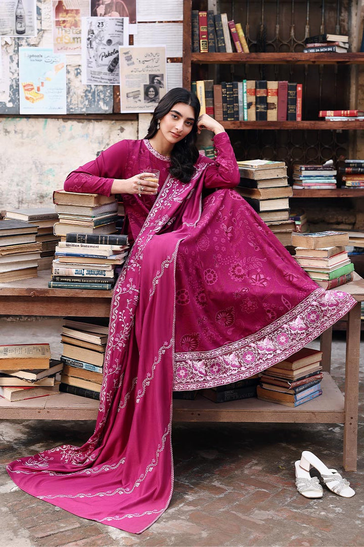 Cross Stitch - Fuchsia Thread - Marina Printed Suit - 3 Piece - Unstitch
