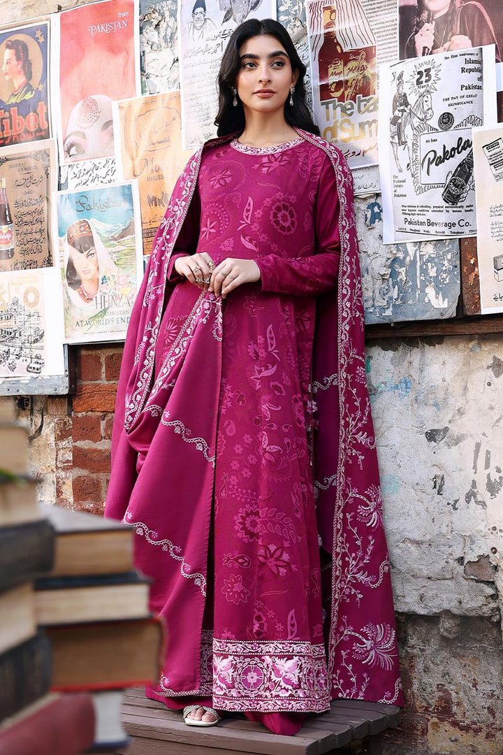 Cross Stitch - Fuchsia Thread - Marina Printed Suit - 3 Piece - Unstitch
