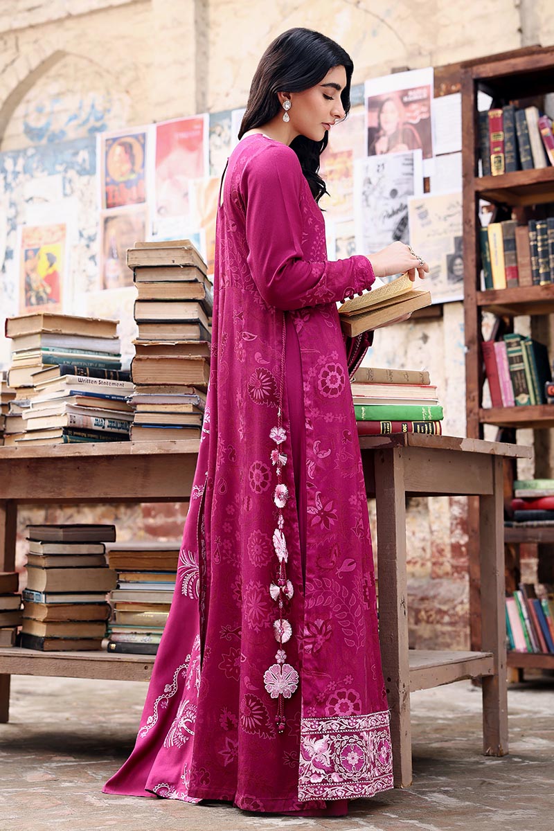 Cross Stitch - Fuchsia Thread - Marina Printed Suit - 3 Piece - Unstitch