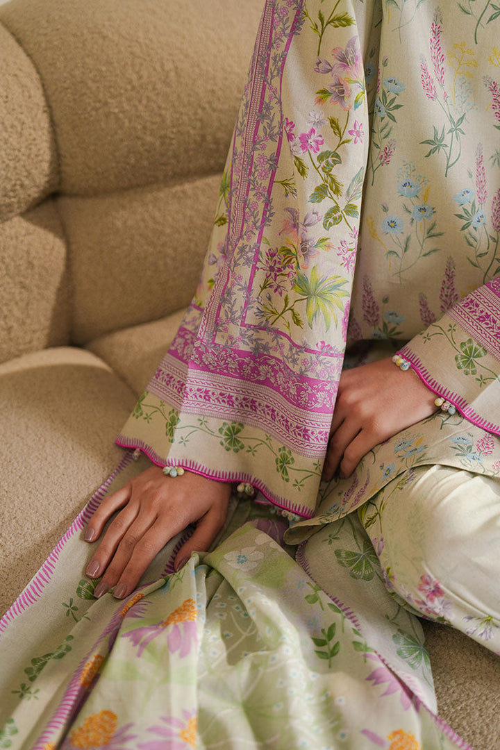 Cross Stitch - Garnet Tale Digital Print Lawn Unstitch Suit For Women - 3 Piece