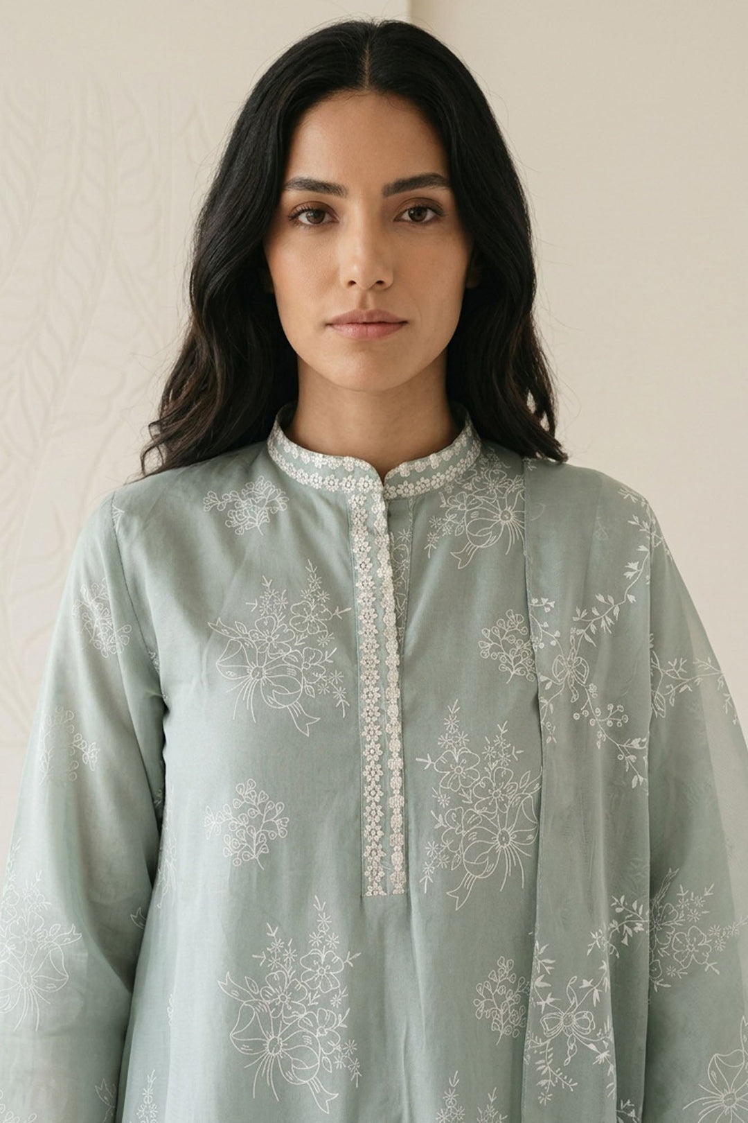 Cross Stitch - Green Essence Lawn Suit For Women - 3 Piece