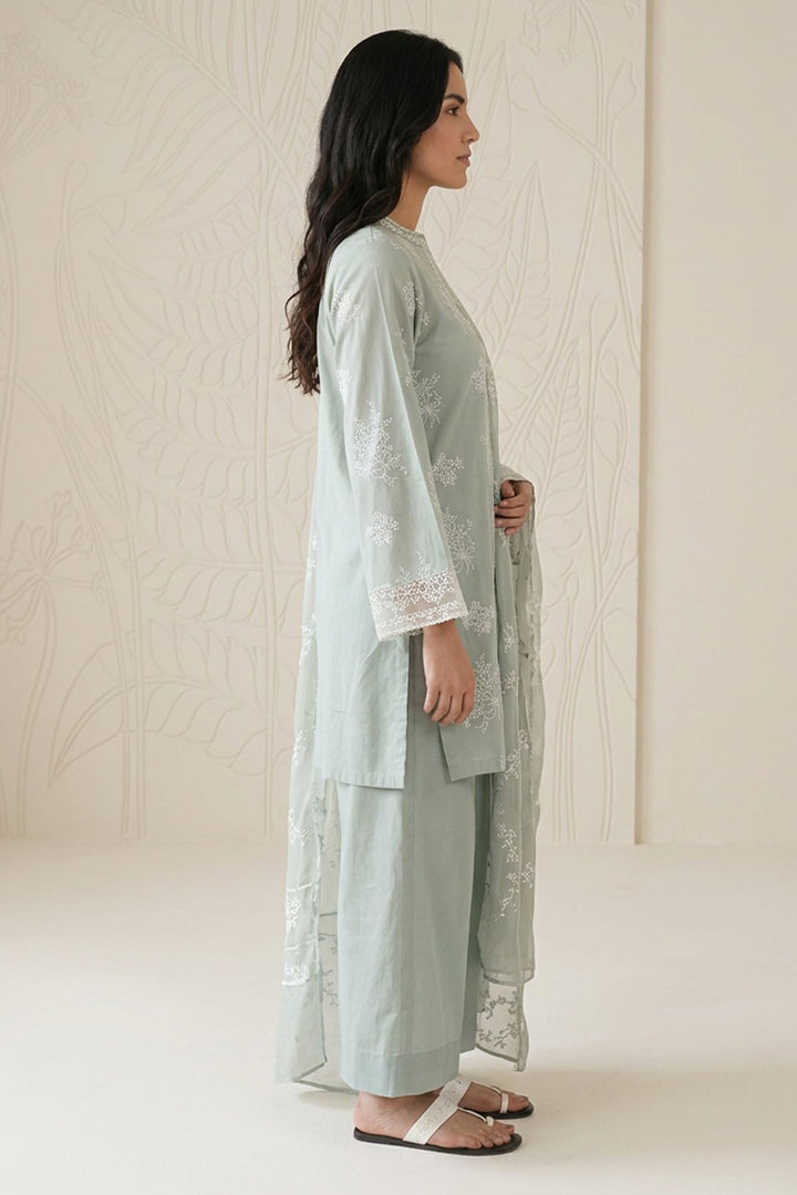 Cross Stitch - Green Essence Lawn Suit For Women - 3 Piece