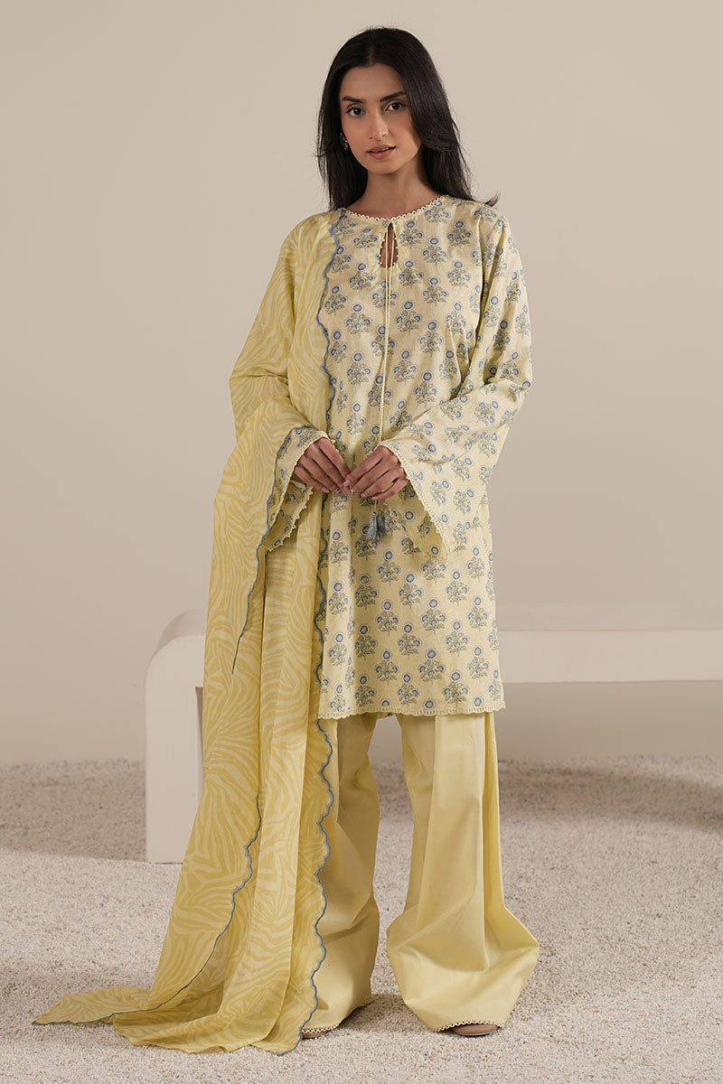 Cross Stitch - LEMON HAZE - Lawn - 3 Piece - Unstitched