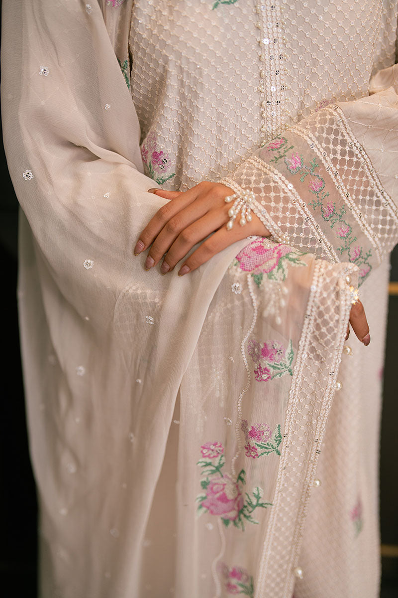Cross Stitch - LILY BREEZE - Chiffon - 3 Piece - Unstitched
