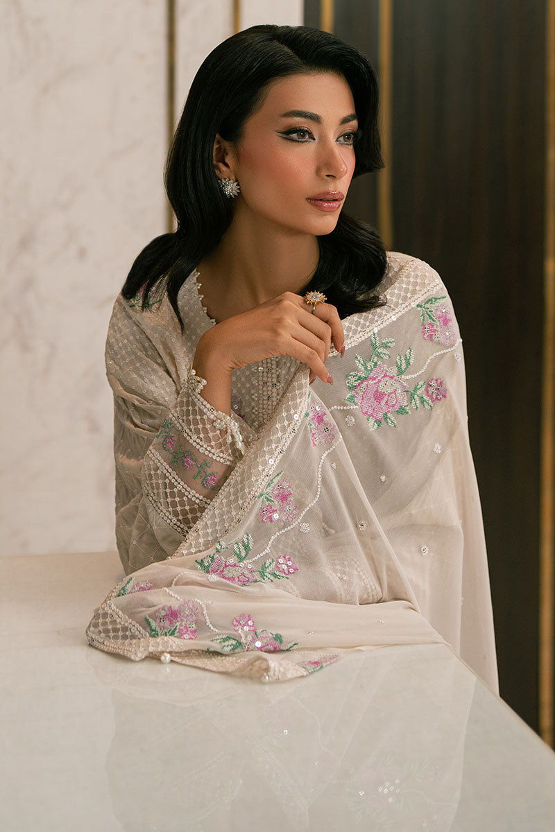 Cross Stitch - LILY BREEZE - Chiffon - 3 Piece - Unstitched