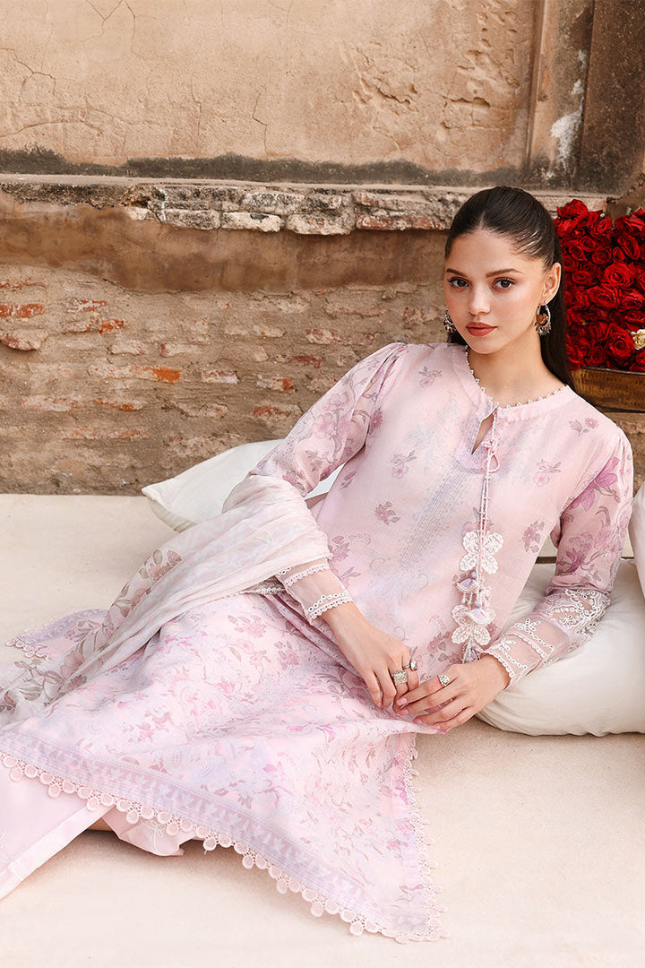Cross Stitch - Lawn Celeste Flora Unstitch Suit For Women - 3 Piece