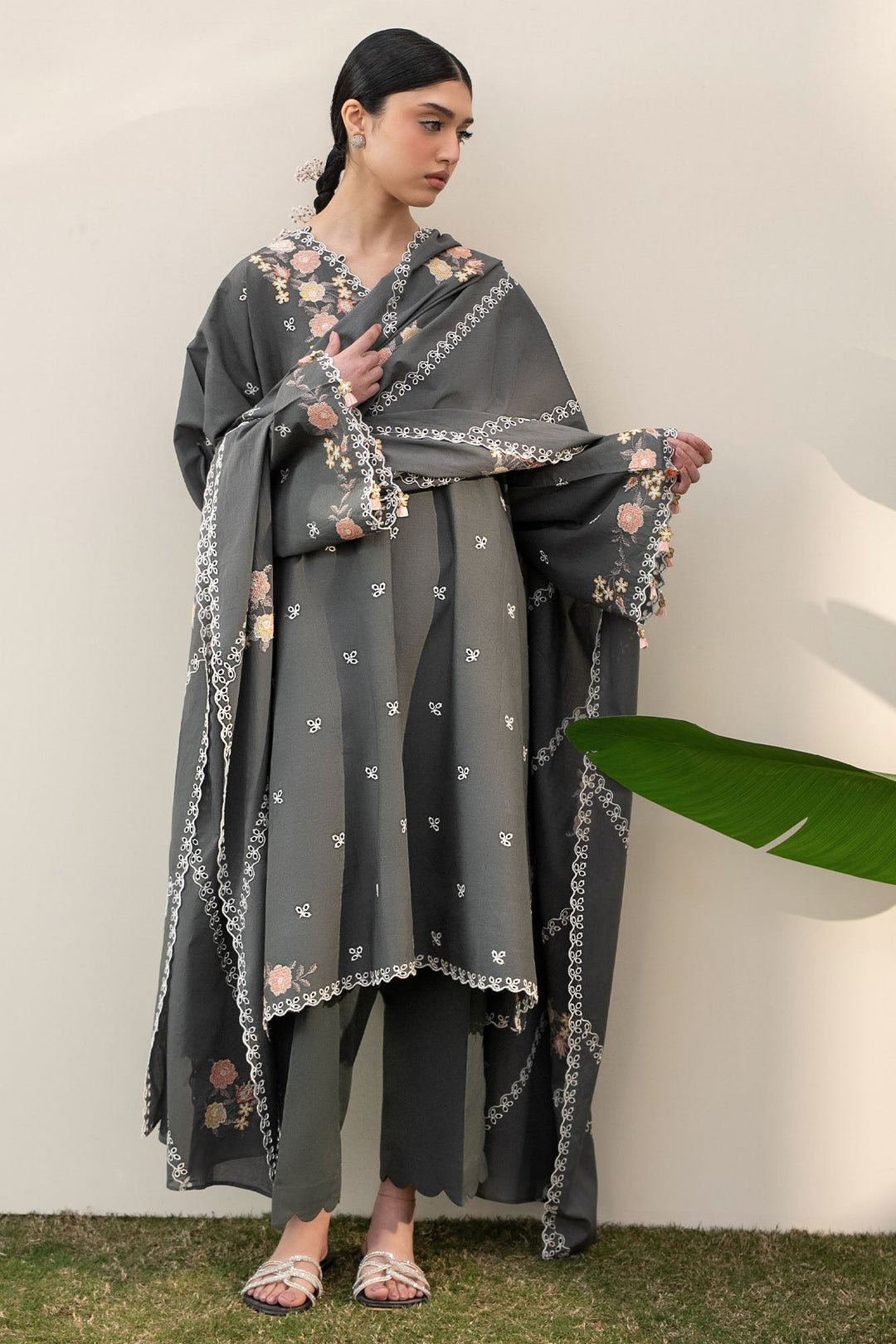 Cross Stitch - Lawn Deep Forest Unstitch Suit For Women - 3 Piece