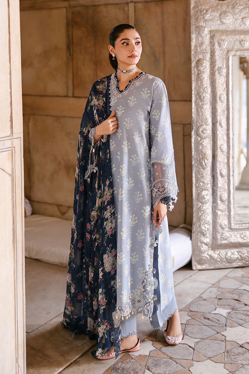 Cross Stitch - Lawn Dream Flint Unstitch Suit For Women - 3 Piece