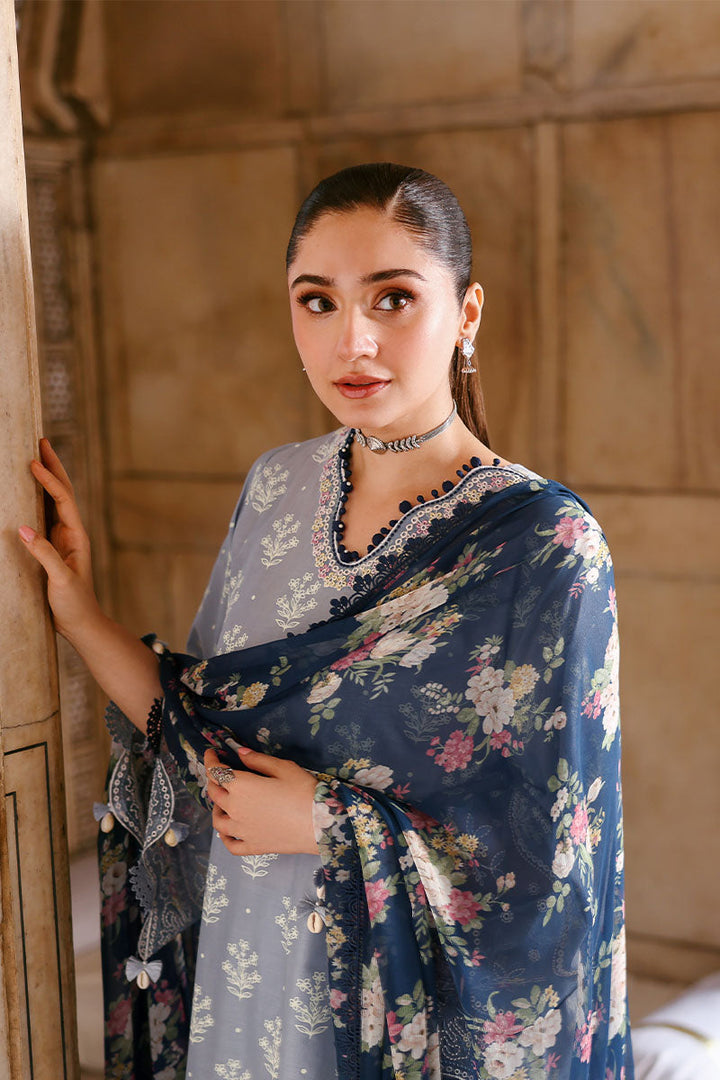 Cross Stitch - Lawn Dream Flint Unstitch Suit For Women - 3 Piece
