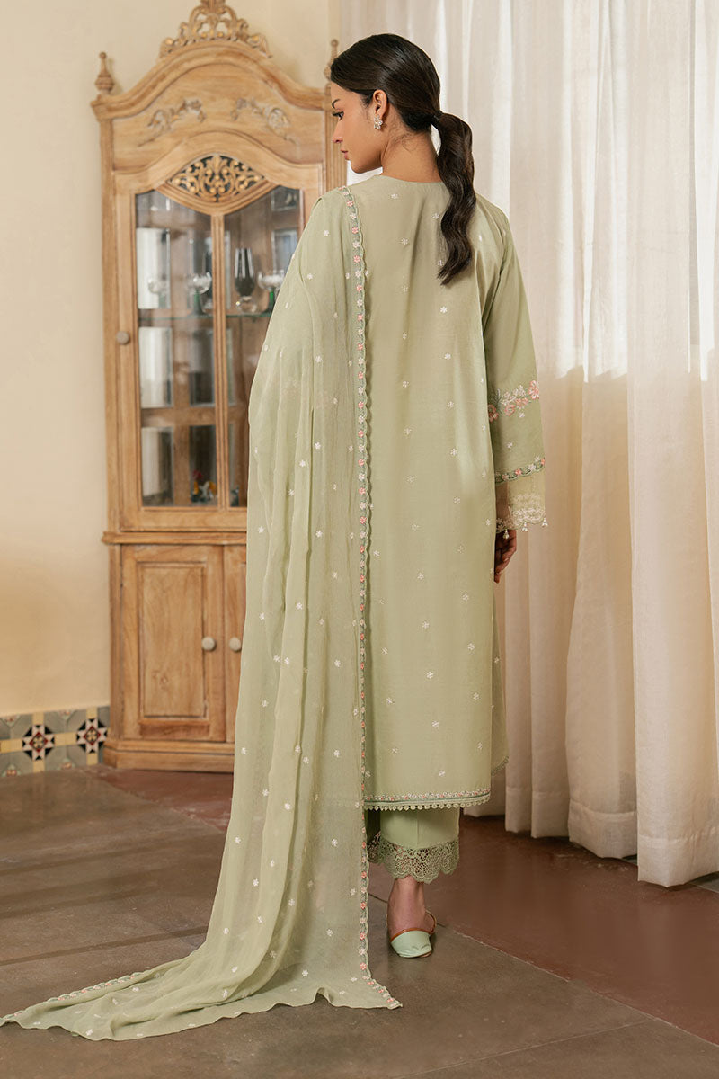 Cross Stitch - Lawn Floral Hush Unstitch Suit For Women - 3 Piece
