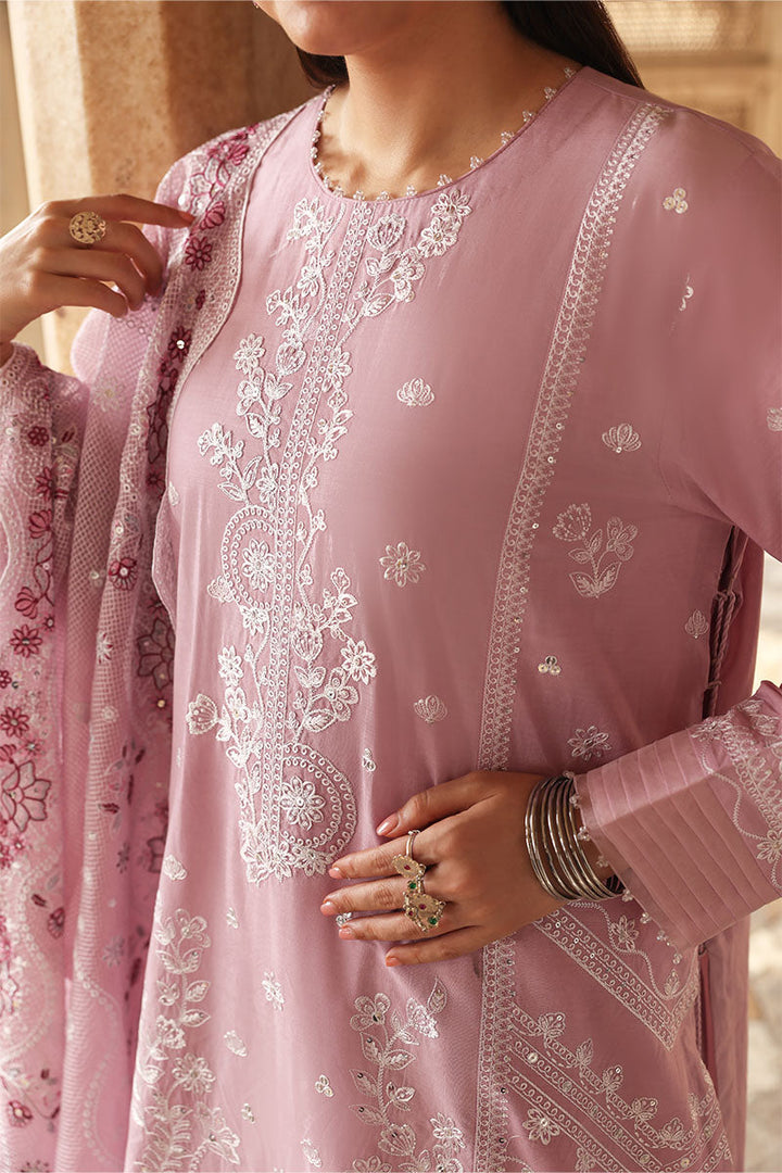 Cross Stitch - Lawn Levendar Mist Unstitch Suit For Women - 3 Piece