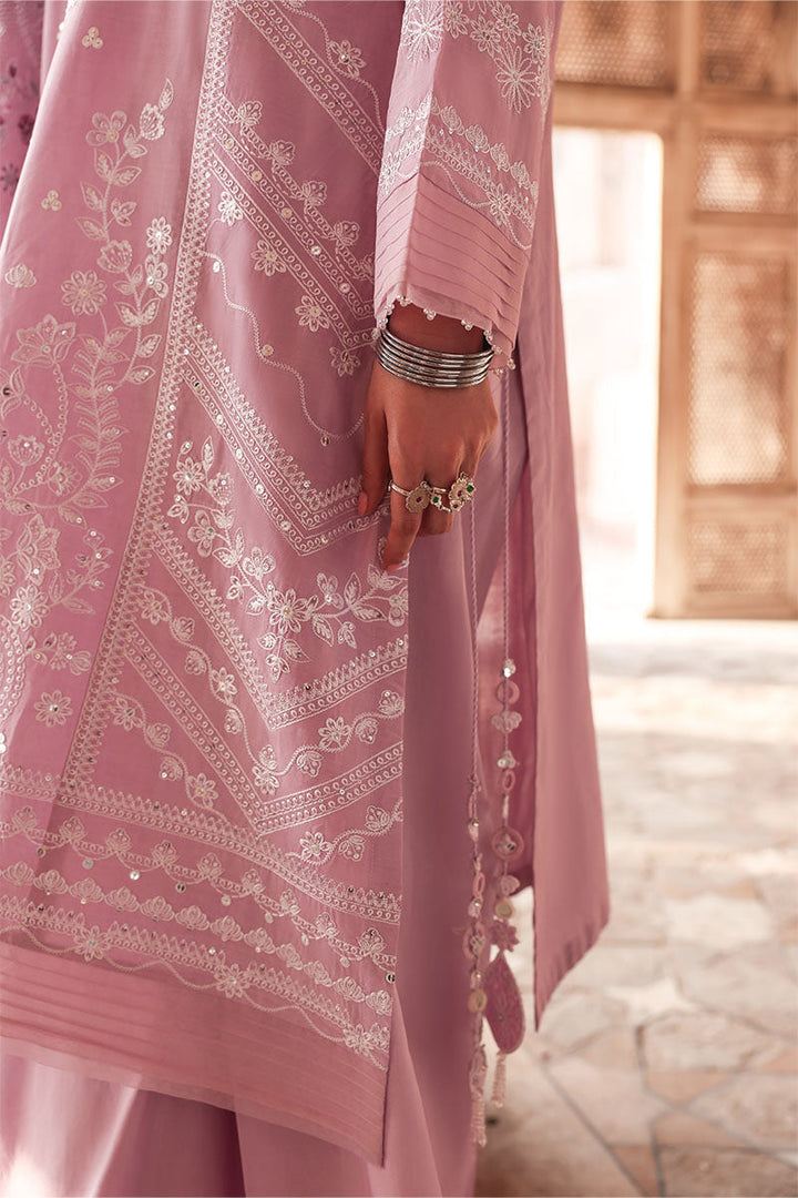 Cross Stitch - Lawn Levendar Mist Unstitch Suit For Women - 3 Piece