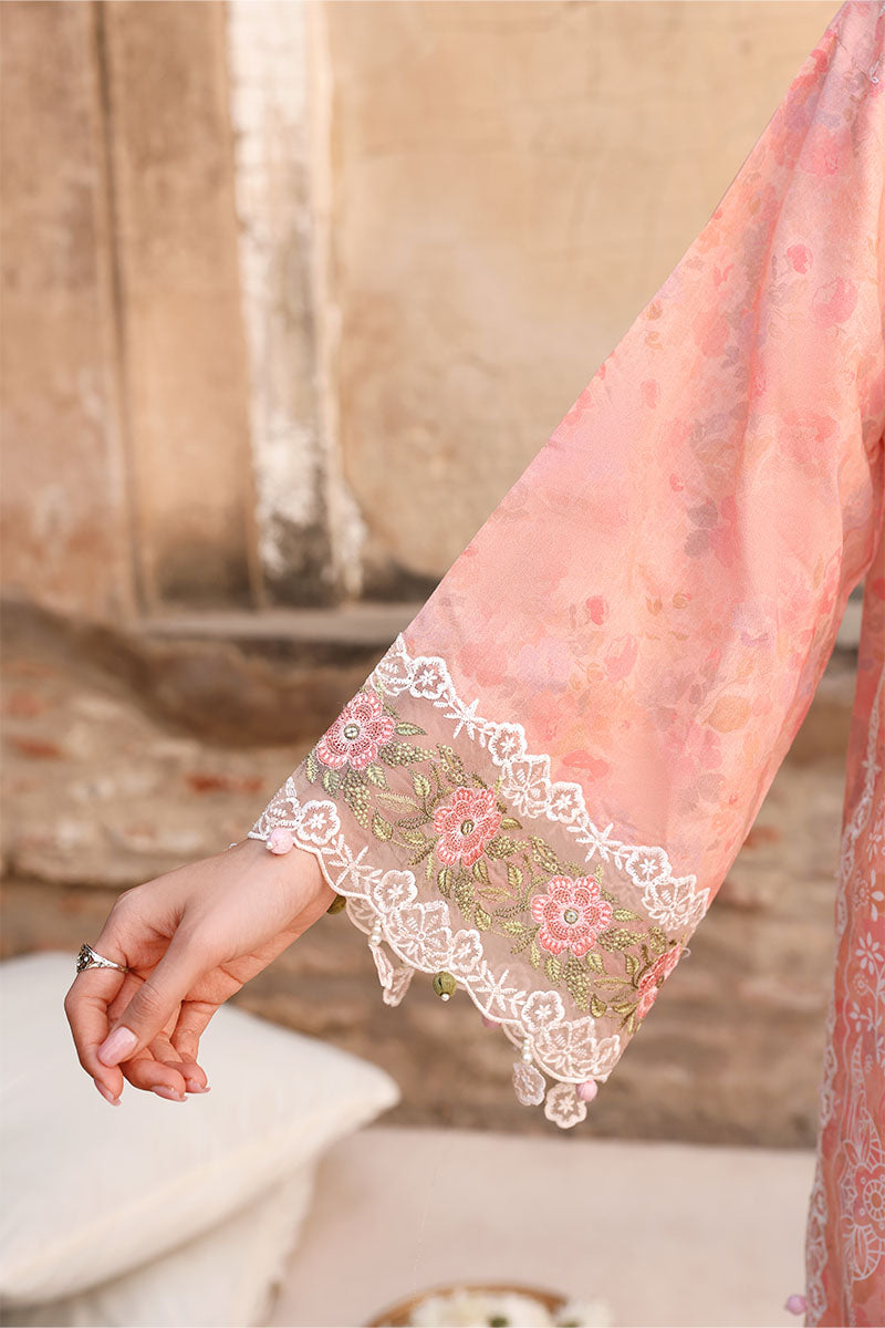 Cross Stitch - Lawn Muted Blush Unstitch Suit For Women - 3 Piece