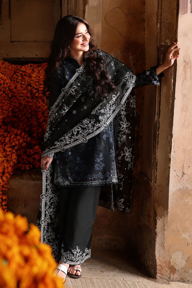 Cross Stitch - Lawn Noir Essence Unstitch Suit For Women - 3 Piece