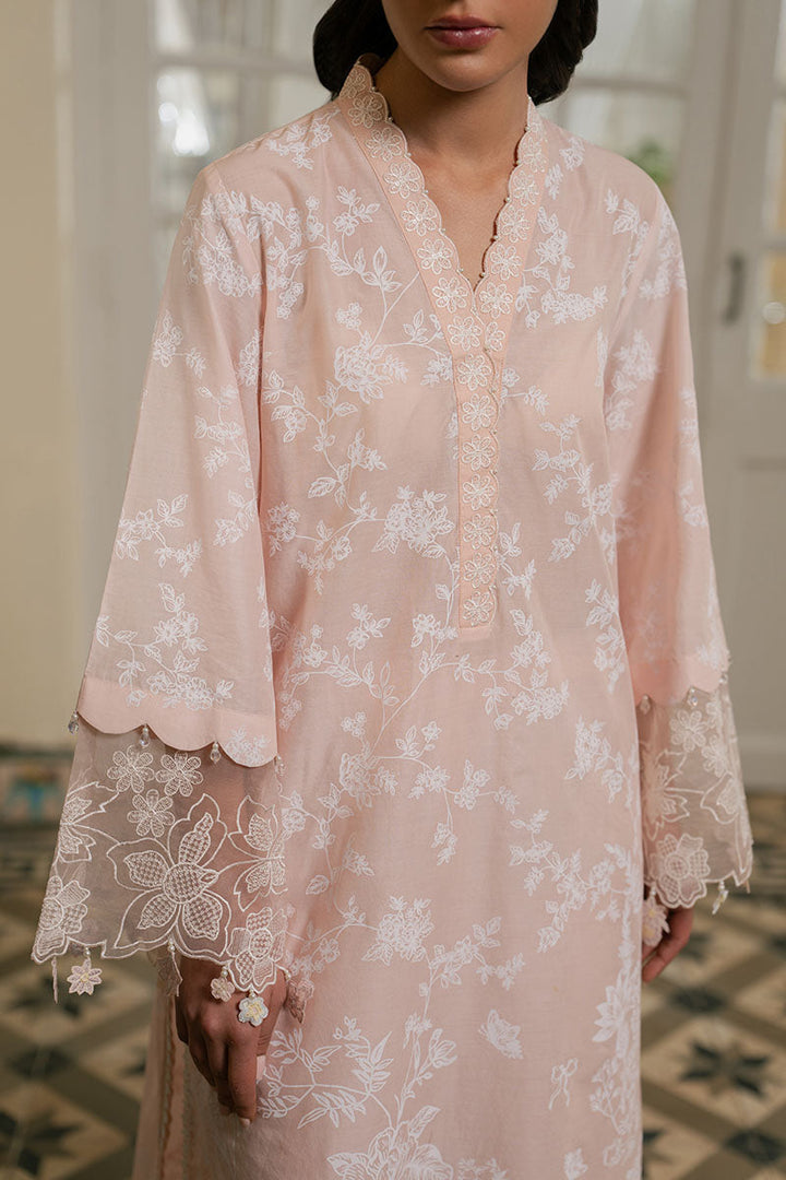 Cross Stitch - Lawn Pastel Melody Unstitch Suit For Women - 3 Piece