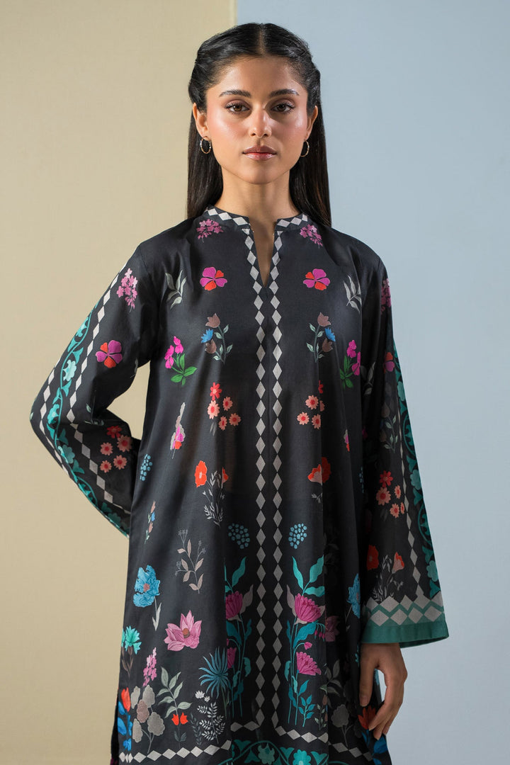 Cross Stitch - Lawn Sable Grace Suit For Women - Black - 2 Piece