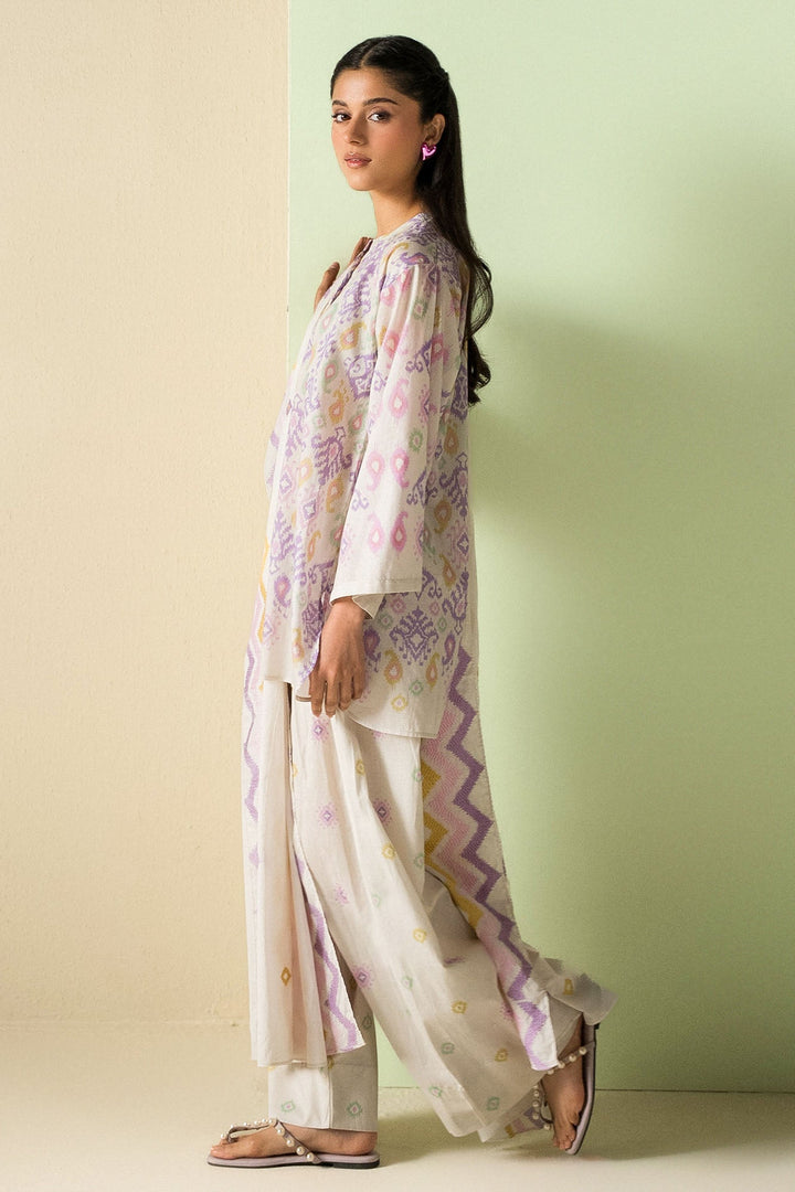 Cross Stitch - Lawn Spring Frizz Suit For Women - Grey - 3 Piece