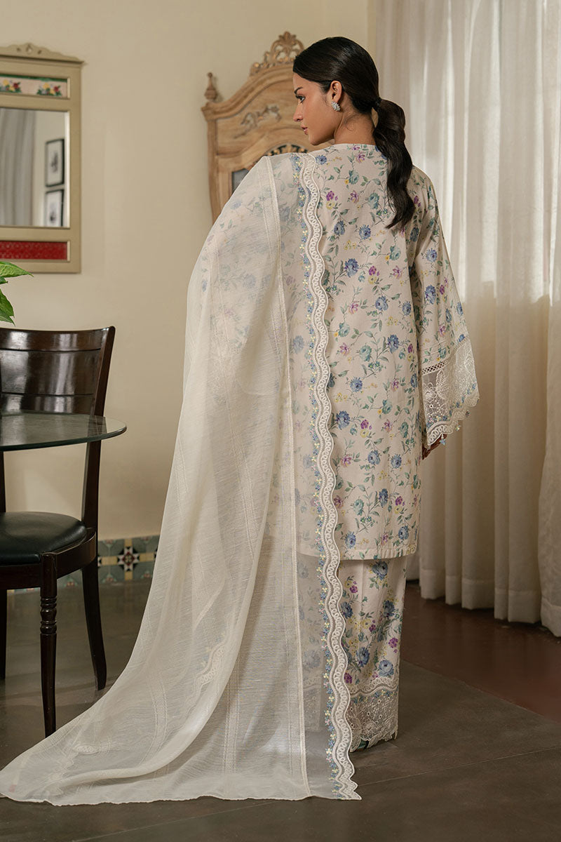 Cross Stitch - Lawn Summer Grace Unstitch Suit For Women - 3 Piece