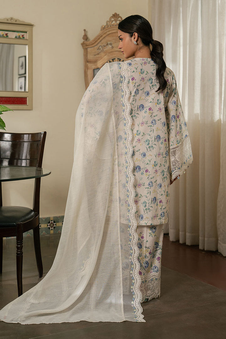 Cross Stitch - Lawn Summer Grace Unstitch Suit For Women - 3 Piece