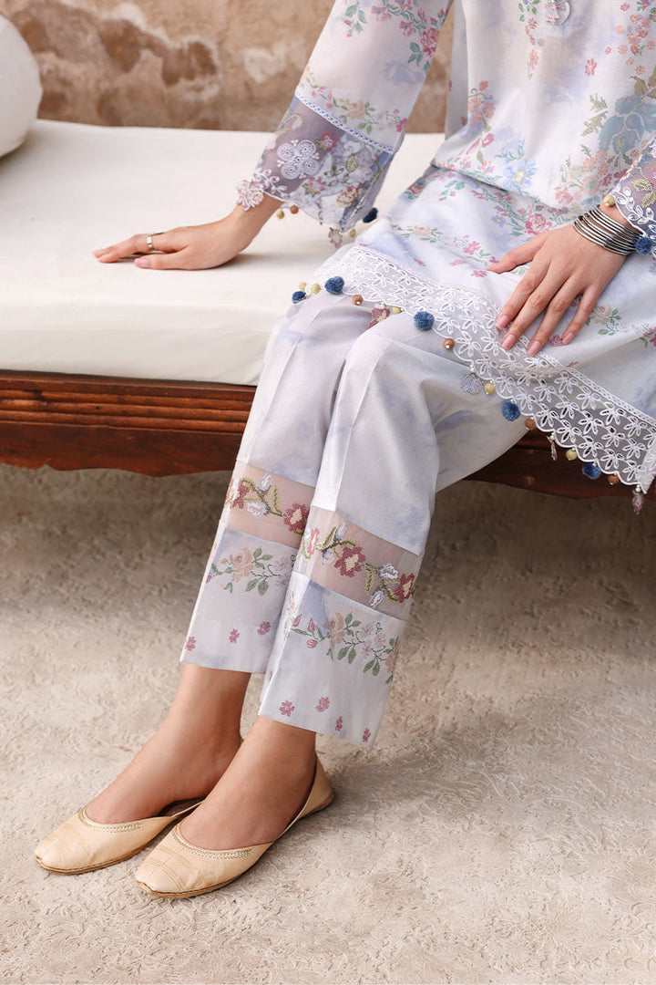 Cross Stitch - Lawn Vintage Petal Unstitch Suit For Women - 3 Piece
