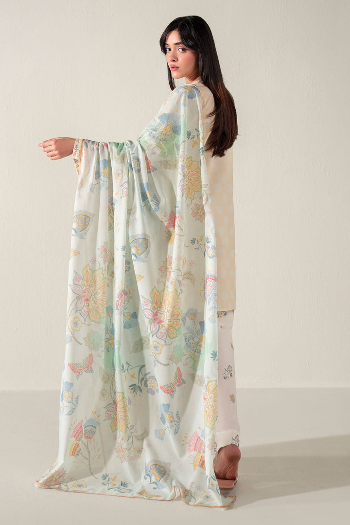 Cross Stitch - Lemon Drop Lawn Suit For Women - Multi - 3 Piece