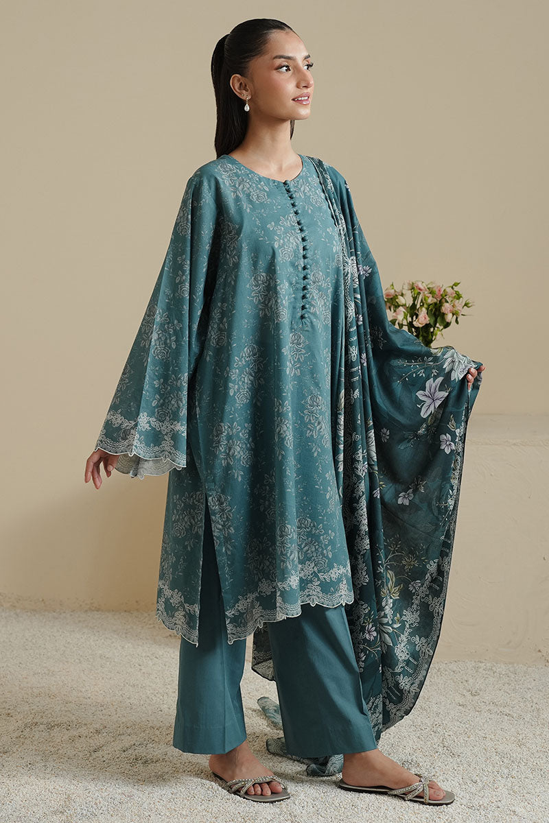 Cross Stitch - MIDNIGHT TWILIGHT - Lawn - 3 Piece - Unstitched